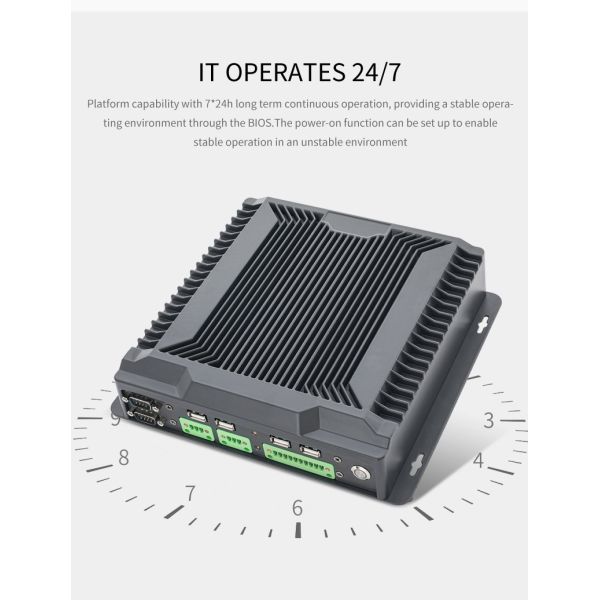 ПК небольшой мини двойной сети I3 I5 I7 J1900 J1800 Fanless промышленный
