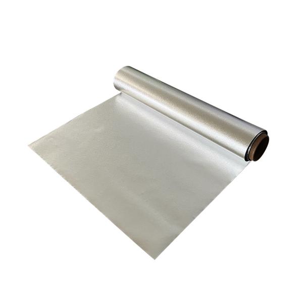 Logotipo personalizado de cozinha Rolo de papel de alumínio em relevo de prata com cortador de folhas