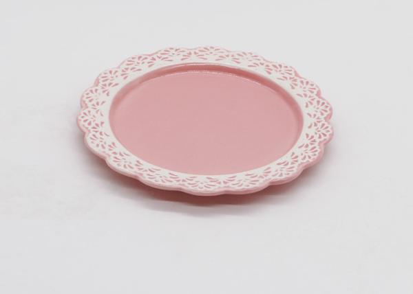 Ceramic Butter Dish with Lid Beautiful Pink Ballet Dress Design Dolomite Handmade Butter Plates