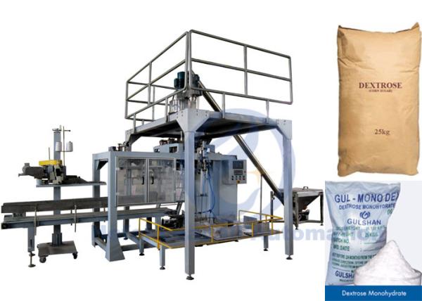 10kg To 25kg Powder Packing Machine For Chloro Sulfonic Acid / Sodium Sulphate / Sodium Bisulfite