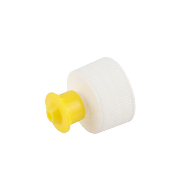白 黄色 24/410 プッシュ プル カップ プラスチック クレンジング エッセンス ボトル