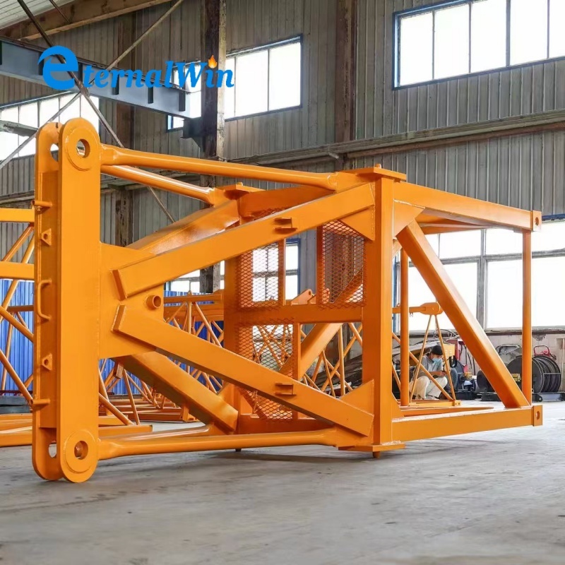 30 KW Motor Power Heavy Duty Tower Crane Offering Remote Control and Cabin Control Providing Performance in Construction