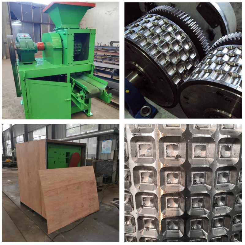 Anthracite Coal Roller Press Briquette Machine Client's Required for Small Material Size