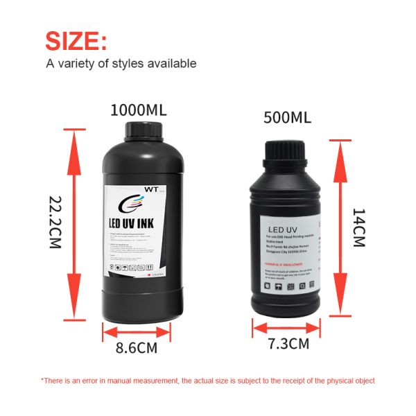 Fcolor High Adhesion Hard UV Ink for Ricoh G5 G6 LED Curable Ink for Metal Glass Acrylic Wood Scratch Resistant Formula