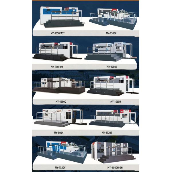  JIGUO MY-800H Automatic Die Cutting Machine Perfect For Label Cardboard Box And Garment Tag Production