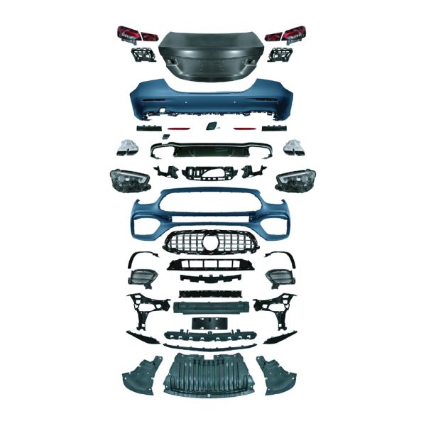 E-Class W213 2016- AMG 21-23 Body Kit Car Bumpers Front Lip Rear Diffuser Exhaust Tips Side Skirts for Benz