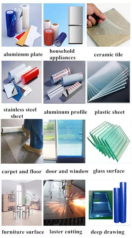 Ясный пластиковый защитный фильм для фильмов защиты поверхности защитного фильма металлического листа металлического листа