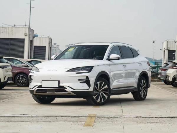 2024 Modelo Byd Song Plus EV 605km Top Version Auto SUV Branco Carro Elétrico Smart Usado
