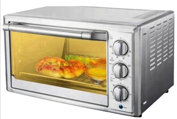28L Stainless Steel Microwave Oven , 1500w Electric Cake Oven For Home