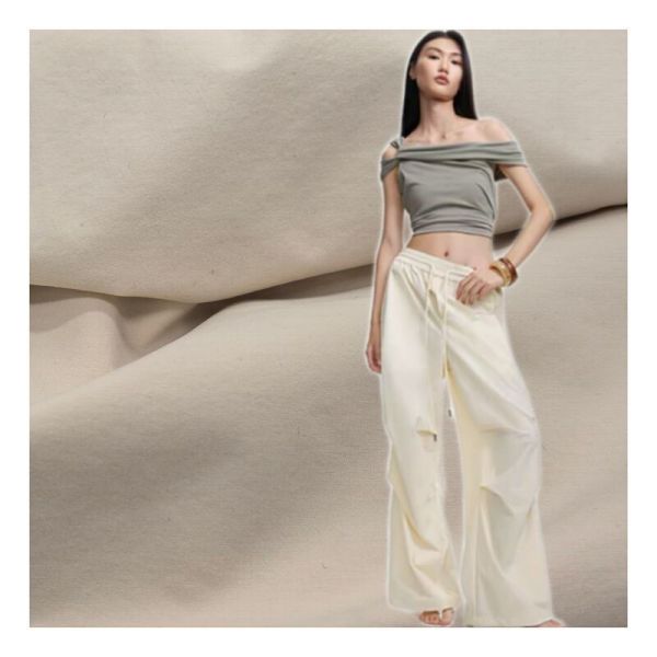 94% Nylon 6 6% Spandex Woven 4-Way Stretch Biodegradable Waterproof Organza Fabric for Dress & Trouser Material Sweat Pants