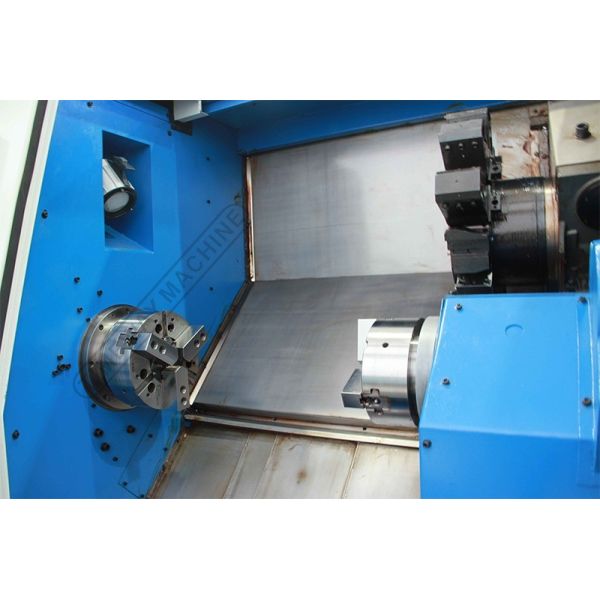 AK-25DS Double Spindle CNC Lathe Machine The Perfect Choice for Heavy Duty Machining