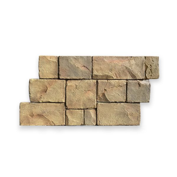 Long Lasting PU Stone City Wall Panel Weather Resistant Faux Stacked Slab For Boundary