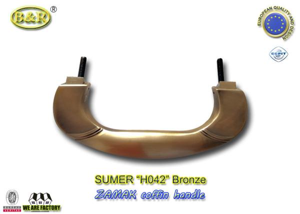 Material Zinc Alloy metal Coffin Handle No H042   For Coffin Casket Antique bronze