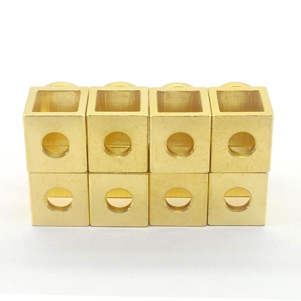 0.01mm-0.005mm Tolerance Custom CNC Turned Parts Brass Precision Turned Components