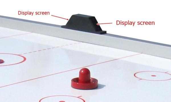 White Ice Air Hockey Table , Wood MDF 7FT Air Hockey Table With High Velocity Motor