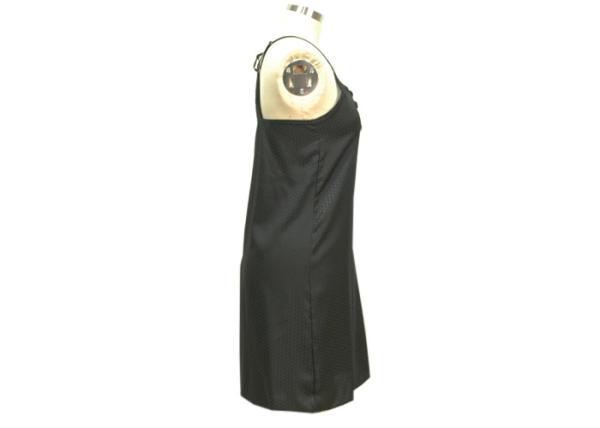 Jacquard Ladies Night Dresses Sleepwear Woman Black Satin Cami Dress Eco Friendly