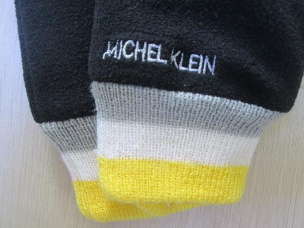 Winter gloves for Men and Woven Robbin Cuff--Fleece Glove--Polyester glove-Embroider Logo