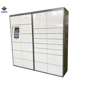 Locker eletrônico de entrega de encomendas eletrônicas Android com interface multilíngue e software personalizado