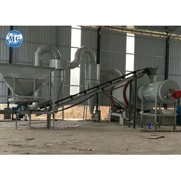 Энергосберегающее оборудование засыхания машины сушильщика барабанчика 20-50KW для засыхания известки песка