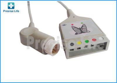Em volta do conector de pino 12 M1520A ECG monitoram as peças médicas das ligações do cabo 5
