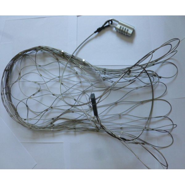 304 / 316 Stainless Steel Mesh Bag Wear Resisting 20mm - 200mm Aperture