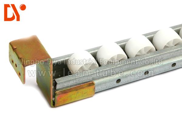 Colorful Lean Pipe Roller Track Hardware 4 Meters Length Cold Pressing / Rolling