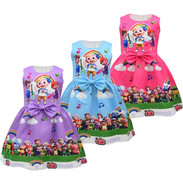 Children'S Dress Clothing Short Sleeve Girls Dresses Cosplay Girls Princess Dresses