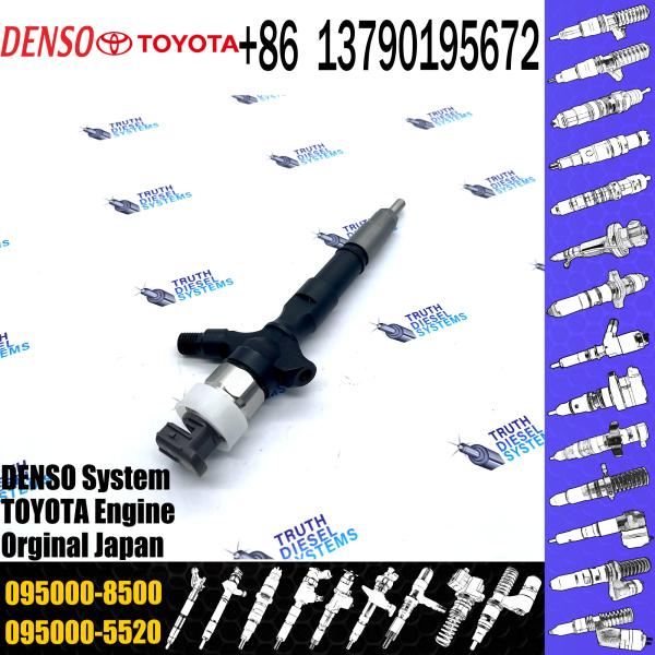 Injetor de combustível comum 23670-30280 095000-8500 Para D-enso Hilux Hiace Land Cruiser T-OYOTA VIGO 1KD 2KD