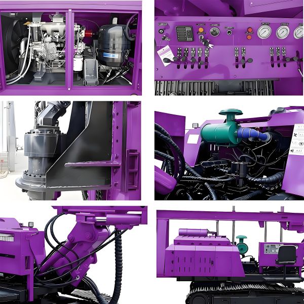 Pile Driving Machine Resistant High Temperature Environments Hole Diameter 90-400mm Hydraulic Pile Driver