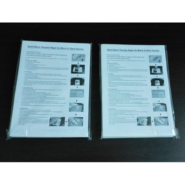 Heat Transfer Printing Paper For Cotton Fabric , Dark Colors Sublimation Heat Transfer Paper