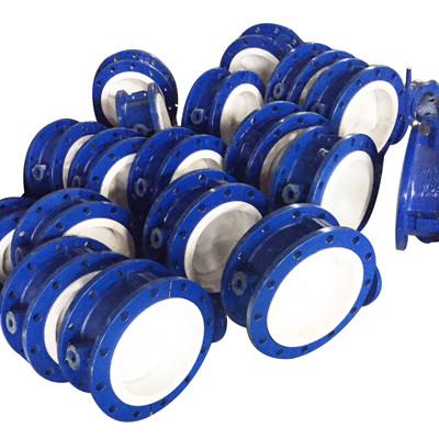 PE Lined Steel  Ball valve Butterfly valve check valve Fluorine stop valve Fluorine lined pipe fittings Fluorine