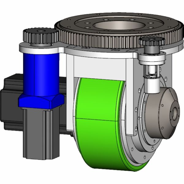 Moteur électrique sans brosse de roue d'entraînement direct de taille du lecteur