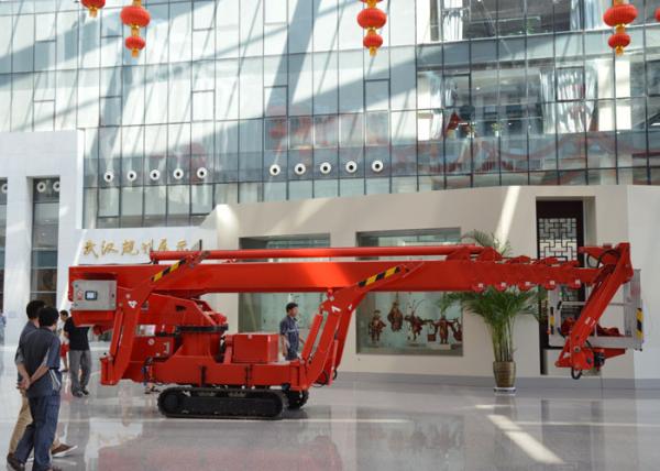 ISO / CE 53M Crawler Telescopic Upright Boom Lifts With 350KG Loading Capacity
