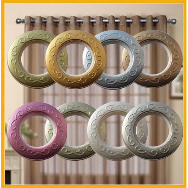 Fashion Prime ABS Plastic Custom Curtain Rings Circles Rod Accessories