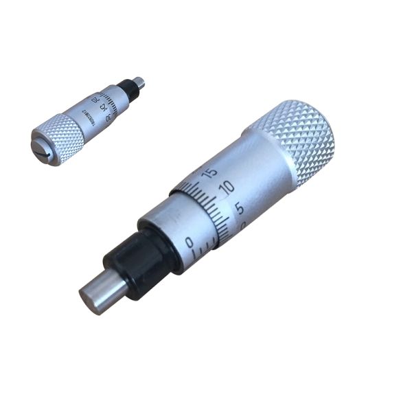 ±0.0002 Accuracy 0-0.25 Range Small Micrometer Head With Plain Stem And Spherical Measuring Face