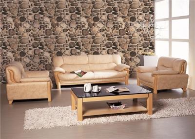 PVC Stone Rustic Vinyl coated Paper Living Room Wallpaper Sound Absorbing