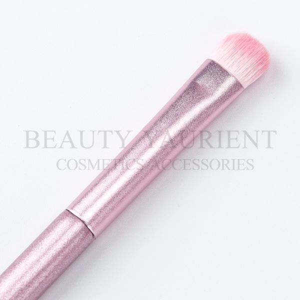 Sandblasting Pink Ferrule Eyeshadow Smudge Brush Multifunction Eyes Makeup Brush