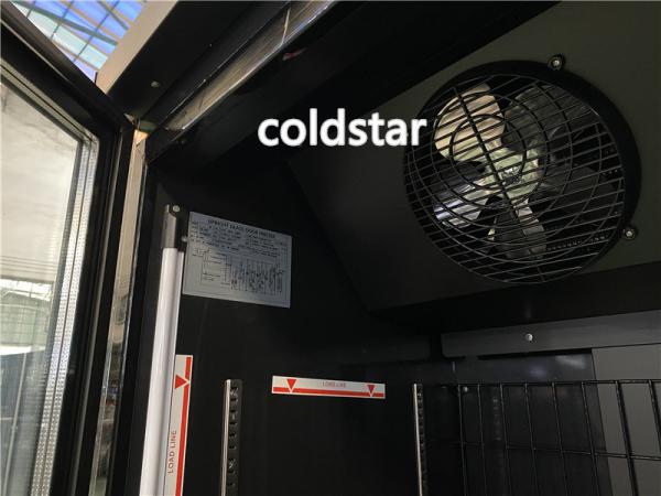 1000L Commercial Glass Door Freezer Vertical Display Refrigerator Freezer