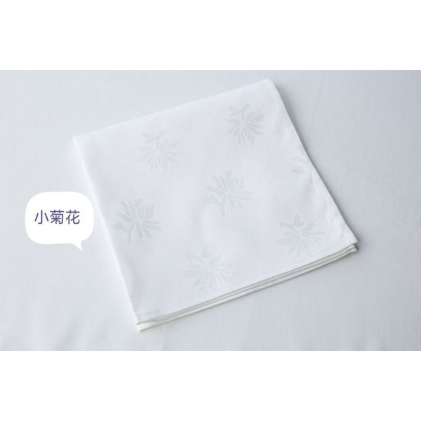 Custom Logo Cloth Dinner Napkin 100% Cotton With Colored Stripes