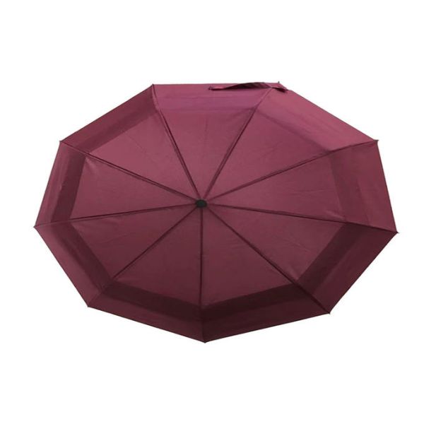 Pouce pliant 9 du parapluie 25 de golf de pongé nervure le caoutchouc/poignée en plastique