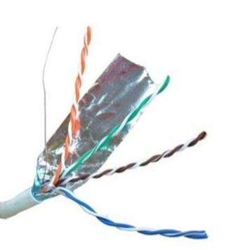 High Frequency FTP CAT5E Cable 24AWG Fast Stable Data Transfer