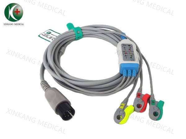 Medical Disposable ECG Cable For Adult Pediatric Neonatal
