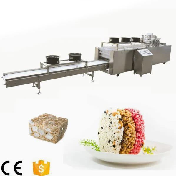 Barra de Granola del acero inoxidable, máquina soplada de la torta de arroz/maquinaria de la formación