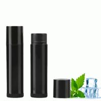 Vegano orgánico natural hidratante ISO GMPC del protector labial de Skincare de los hombres de la menta negra del tubo
