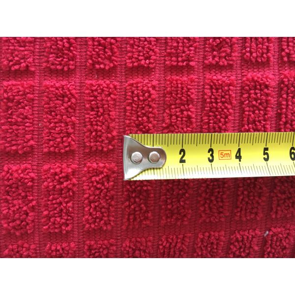 Sinlge packed 1pc Microfiber  printeted water absorb dish mat kitchen water pad with grid patten
