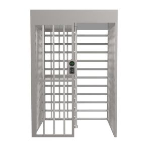 Access Control High Security Stainless Steel Full Height Turnstile
