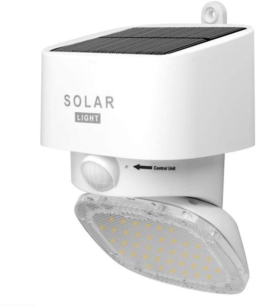 2000LM Gutter Mount Solar Motion Light / 4000K Solar Security Lights Dusk To Dawn
