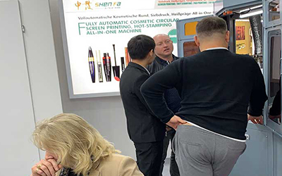 Automatic Screen Printing Machine for Jars and Cans with UV Dryer