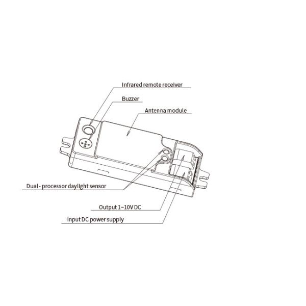 RC Setting Dimmable Motion Sensor HNS111 Dual Processor 6m Mounting