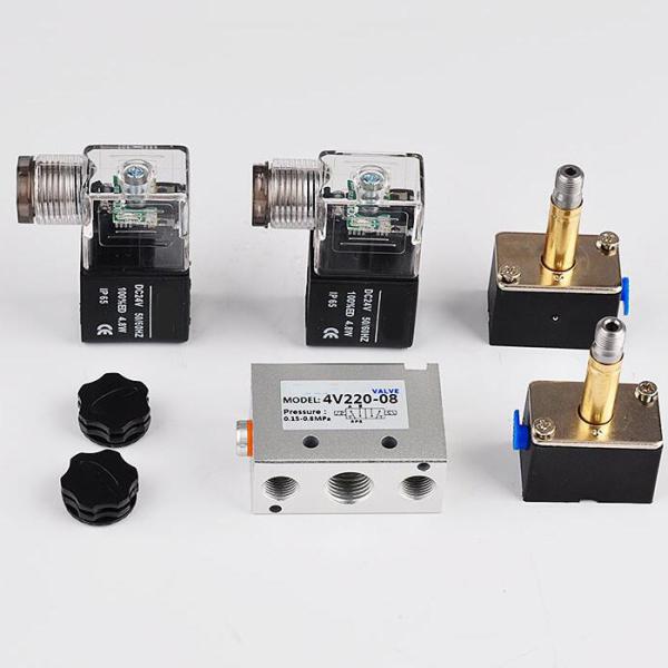 4V230-08 AIRTAC type 5 Way 3 Position Double Solenoid Air Valve 1/4